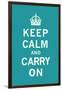 Keep Calm and Carry On-The Vintage Collection-Framed Art Print