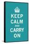 Keep Calm and Carry On-The Vintage Collection-Framed Stretched Canvas