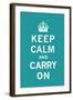 Keep Calm and Carry On-The Vintage Collection-Framed Art Print