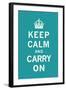 Keep Calm and Carry On-The Vintage Collection-Framed Art Print