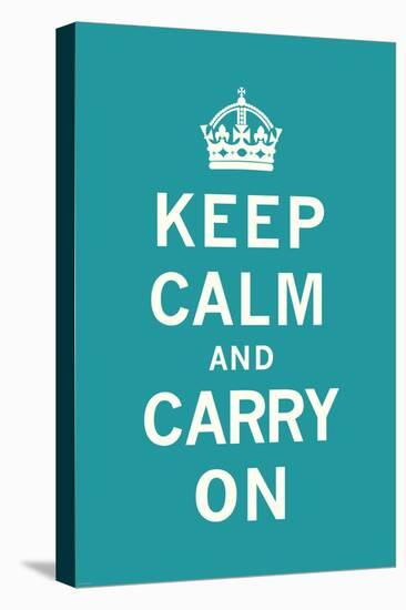 Keep Calm and Carry On-The Vintage Collection-Stretched Canvas