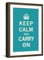 Keep Calm and Carry On-The Vintage Collection-Framed Art Print