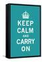 Keep Calm and Carry On-The Vintage Collection-Framed Stretched Canvas