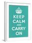 Keep Calm and Carry On-null-Framed Art Print