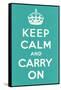 Keep Calm and Carry On-null-Framed Stretched Canvas