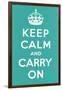 Keep Calm and Carry On-null-Framed Art Print