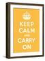 Keep Calm and Carry On-null-Framed Art Print