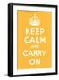 Keep Calm and Carry On-null-Framed Art Print