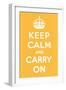 Keep Calm and Carry On-null-Framed Art Print