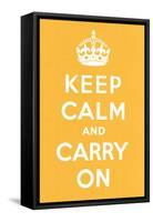 Keep Calm and Carry On-null-Framed Stretched Canvas