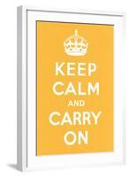 Keep Calm and Carry On-null-Framed Art Print