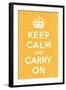 Keep Calm and Carry On-null-Framed Art Print