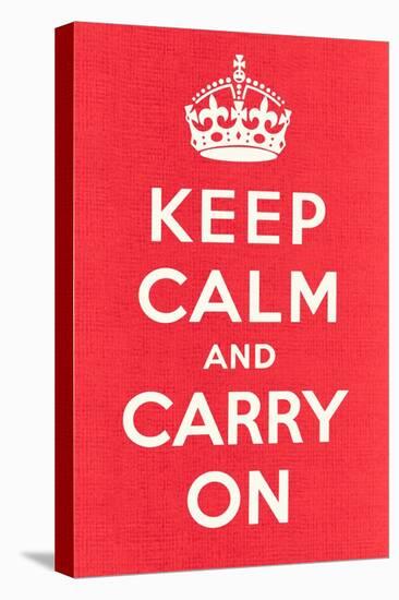 Keep Calm and Carry On-null-Stretched Canvas