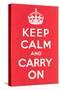 Keep Calm and Carry On-null-Stretched Canvas