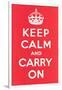 Keep Calm and Carry On-null-Framed Art Print