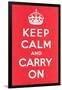 Keep Calm and Carry On-null-Framed Art Print