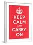 Keep Calm and Carry On-null-Framed Art Print