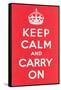 Keep Calm and Carry On-null-Framed Stretched Canvas