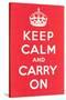 Keep Calm and Carry On-null-Stretched Canvas