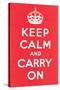 Keep Calm and Carry On-null-Stretched Canvas