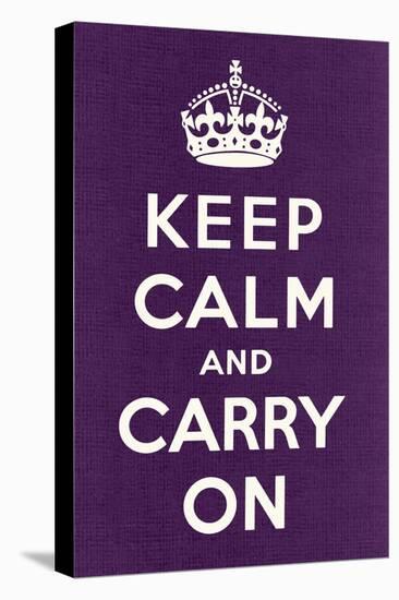 Keep Calm and Carry On-null-Stretched Canvas