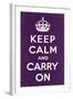 Keep Calm and Carry On-null-Framed Art Print