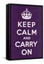 Keep Calm and Carry On-null-Framed Stretched Canvas