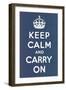 Keep Calm and Carry On-null-Framed Art Print