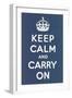 Keep Calm and Carry On-null-Framed Art Print