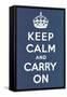 Keep Calm and Carry On-null-Framed Stretched Canvas