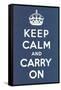 Keep Calm and Carry On-null-Framed Stretched Canvas