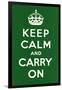 Keep Calm and Carry On-null-Framed Art Print