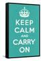 Keep Calm and Carry On-null-Framed Stretched Canvas