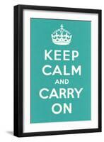 Keep Calm and Carry On-null-Framed Art Print