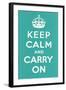 Keep Calm and Carry On-null-Framed Art Print