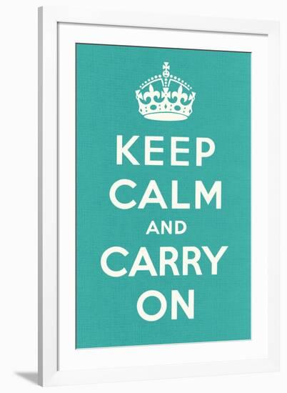 Keep Calm and Carry On-null-Framed Art Print