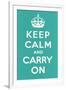 Keep Calm and Carry On-null-Framed Art Print