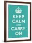 Keep Calm and Carry On-null-Framed Art Print