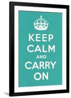 Keep Calm and Carry On-null-Framed Art Print