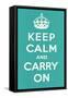 Keep Calm and Carry On-null-Framed Stretched Canvas