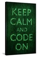 Keep Calm and Code On-null-Stretched Canvas