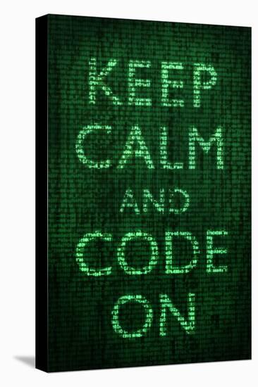 Keep Calm and Code On-null-Stretched Canvas