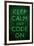 Keep Calm and Code On-null-Framed Art Print