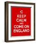 Keep Calm and Come on England-Thomaspajot-Framed Premium Giclee Print