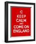 Keep Calm and Come on England-Thomaspajot-Framed Premium Giclee Print