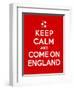 Keep Calm and Come on England-Thomaspajot-Framed Premium Giclee Print