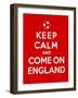Keep Calm and Come on England-Thomaspajot-Framed Art Print