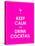 Keep Calm and Drink Cocktail Vector Background-place4design-Stretched Canvas