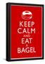 Keep Calm and Eat a Bagel-null-Framed Poster