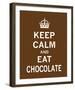 Keep Calm and Eat Chocolate-The Vintage Collection-Framed Giclee Print